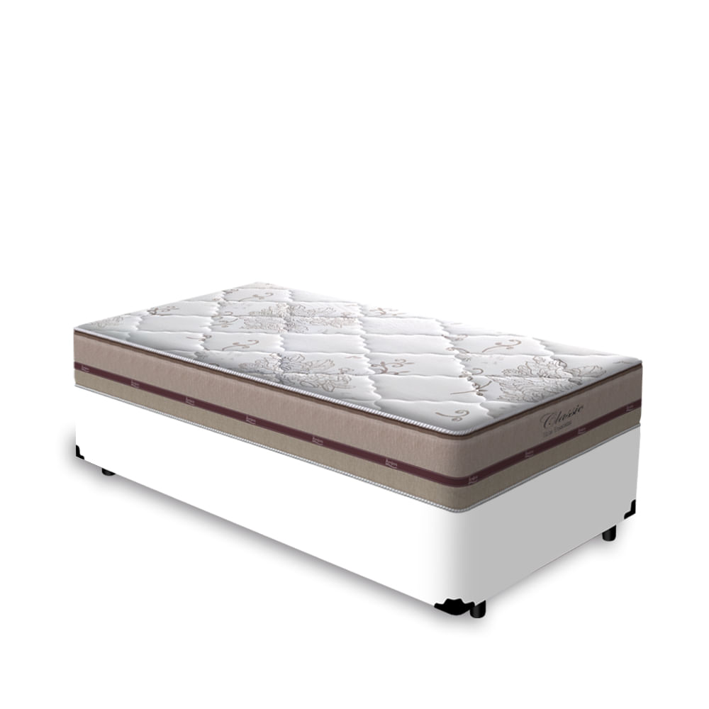 Conjunto Box Solteiro Molas Ensacadas Americanflex Gold Gel 100x200x64cm -  Americanflex