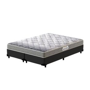 Cama-Box-Queen-Preta---Colchao-de-Espuma-D28---Probel---Guarda-Costas-Pro-Night-158x198x53cm