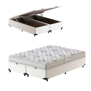 Cama-Box-Bau-Queen-Branca---Colchao-de-Espuma-D33---Probel---Guarda-Costas-ProEvidence---158x198x60cm