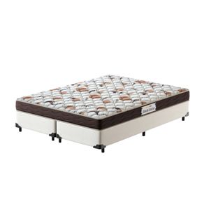 Cama-Box-Queen-Branca---Colchao-de-Espuma-D45---Probel---Guarda-Costas-ProForce---158x198x53cm