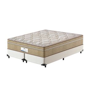 Cama-Box-Super-King-Branca---Colchao-de-Molas-Ensacadas--Madrid-Luxo---Probel---193x203x67cm