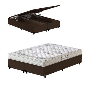 Cama-Box-Bau-Queen-Marrom---Colchao-de-Espuma-D33---Probel---Guarda-Costas-ProEvidence---158x198x60cm
