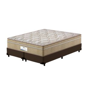 Cama-Box-Super-King-Marrom---Colchao-de-Molas-Ensacadas--Madrid-Luxo---Probel---193x203x67cm