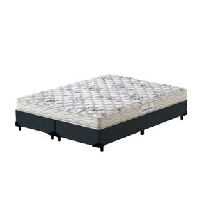 Cama-Box-Queen-Cinza---Colchao-de-Espuma-D33---Probel---Guarda-Costas-ProEvidence---158x198x53cm