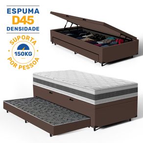 Bicama-Box-Bau-com-Colchao-Espuma-D45-Double-Face-Air-Pro-Forca-Anjos---Auxiliar-Espuma-Unique-Solteiro-88cm