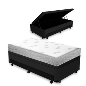Bicama-Box-Bau-e-Auxiliar-Solteiro---Colchao-Espuma-Ortobom-Light-Liso-88cm