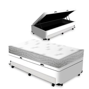 Bicama-Box-Bau-e-Auxiliar-Solteiro---Colchao-Espuma-Ortobom-Light-Liso-88cm