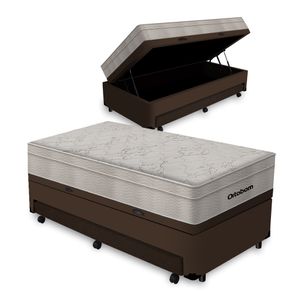 Bicama-Box-Bau-e-Auxiliar-Solteiro---Colchao-Molas-Ensacadas-Ortobom-AirTech-SpringPocket-88cm
