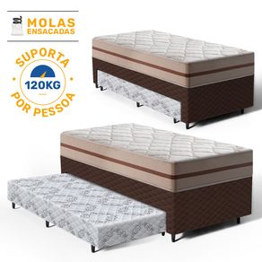 Bicama-Box-com-Colchao-Classic-Molas-Pocket---Auxiliar-Espuma-Unique-Solteiro-88cm