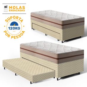 Bicama-Box-com-Colchao-Classic-Molas-Pocket---Auxiliar-Espuma-Unique-Solteiro-88cm