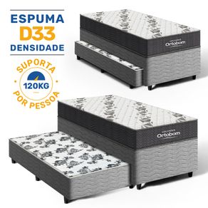 Bicama-Box-com-Colchao-de-Espuma-D33-Ortobom-Airtech-100---Auxiliar-de-Espuma-Unique-Solteiro-88cm