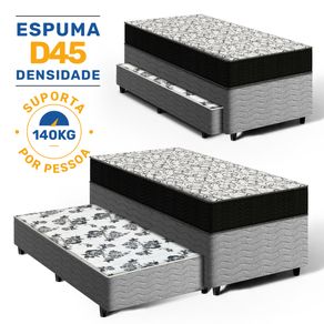 Bicama-Box-com-Colchao-de-Espuma-D45-Ortobom-Airtech-150---Auxiliar-de-Molas-Unique-Solteiro-88cm