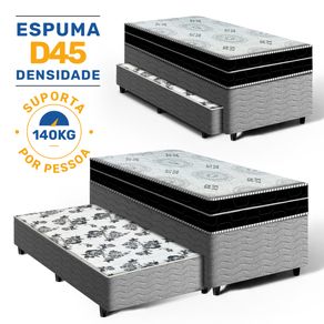 Bicama-Box-com-Colchao-de-Espuma-D45-Pillow-In-Anjos-OrtoConfort---Auxiliar-de-Molas-Unique-Solteiro-88cm