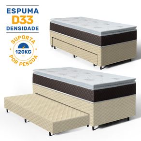 Bicama-Box-com-Colchao-Espuma-D33-Com-Pillow-Top-Nivus---Auxiliar-Espuma-Unique-Solteiro-88cm