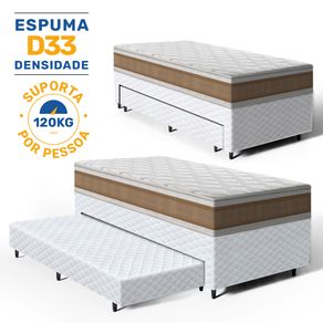 Bicama-Box-com-Colchao-Espuma-D33-Double-Face-Air-Pro-Forca-Anjos---Auxiliar-Espuma-Unique-Solteiro-88cm