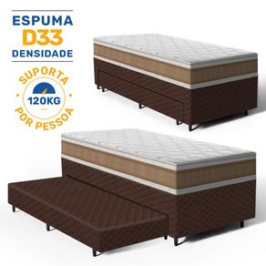Bicama-Box-com-Colchao-Espuma-D33-Double-Face-Air-Pro-Forca-Anjos---Auxiliar-Espuma-Unique-Solteiro-88cm