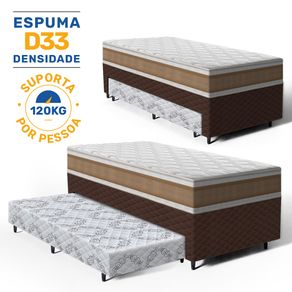 Bicama-Box-com-Colchao-Espuma-D33-Double-Face-Air-Pro-Forca-Anjos---Auxiliar-Espuma-Unique-Solteiro-88cm