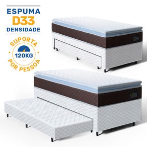 Bicama-Box-com-Colchao-Espuma-D33-Pillow-Top-Comfort-Luxo---Auxiliar-Espuma-Unique-Solteiro-88cm