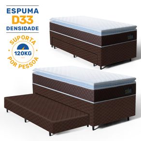 Bicama-Box-com-Colchao-Espuma-D33-Pillow-Top-Comfort-Luxo---Auxiliar-Espuma-Unique-Solteiro-88cm
