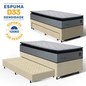Bicama-Box-com-Colchao-Espuma-D33-Pillow-Top-Maxx---Auxiliar-Espuma-Unique-Solteiro-88cm