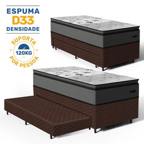 Bicama-Box-com-Colchao-Espuma-D33-Pillow-Top-Resistence---Auxiliar-Espuma-Unique-Solteiro-88cm