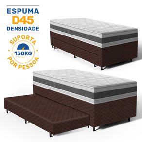 Bicama-Box-com-Colchao-Espuma-D45-Double-Face-Air-Pro-Forca-Anjos---Auxiliar-Espuma-Unique-Solteiro-88cm