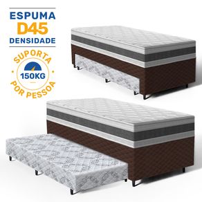 Bicama-Box-com-Colchao-Espuma-D45-Double-Face-Air-Pro-Forca-Anjos---Auxiliar-Espuma-Unique-Solteiro-88cm