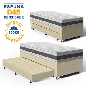 Bicama-Box-com-Colchao-Espuma-D45-Double-Face-Air-Pro-Forca-Anjos---Auxiliar-Espuma-Unique-Solteiro-88cm