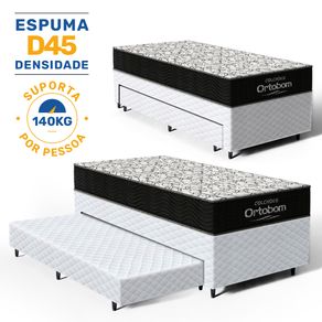 Bicama-Box-com-Colchao-Espuma-D45-Ortobom-Airtech-150---Auxiliar-Espuma-Unique-Solteiro-88cm
