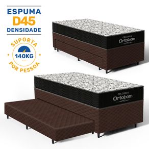 Bicama-Box-com-Colchao-Espuma-D45-Ortobom-Airtech-150---Auxiliar-Espuma-Unique-Solteiro-88cm