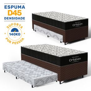 Bicama-Box-com-Colchao-Espuma-D45-Ortobom-Airtech-150---Auxiliar-Espuma-Unique-Solteiro-88cm