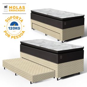 Bicama-Box-com-Colchao-Molas-Ensacadas-Com-Pillow-Top-Ravena---Auxiliar-Espuma-Unique-Solteiro-88cm
