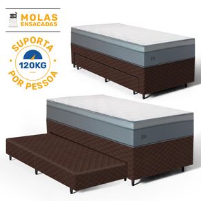 Bicama-Box-com-Colchao-Molas-Ensacadas-Pillow-In-Elite---Auxiliar-Espuma-Unique-Solteiro-88cm