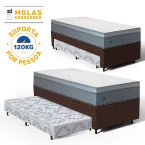 Bicama-Box-com-Colchao-Molas-Ensacadas-Pillow-In-Elite---Auxiliar-Espuma-Unique-Solteiro-88cm