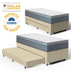 Bicama-Box-com-Colchao-Molas-Ensacadas-Pillow-In-Elite---Auxiliar-Espuma-Unique-Solteiro-88cm