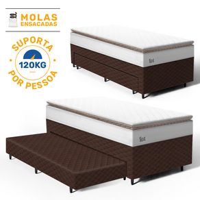 Bicama-Box-com-Colchao-Molas-Ensacadas-Pillow-Top-Neve---Auxiliar-Espuma-Unique-Solteiro-88cm