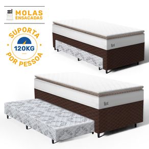 Bicama-Box-com-Colchao-Molas-Ensacadas-Pillow-Top-Neve---Auxiliar-Espuma-Unique-Solteiro-88cm