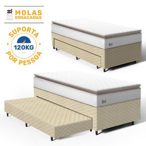 Bicama-Box-com-Colchao-Molas-Ensacadas-Pillow-Top-Neve---Auxiliar-Espuma-Unique-Solteiro-88cm