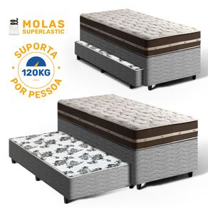 Bicama-Box-com-Colchao-Molas-Solteiro-Anjos-Classic-Pocket---Auxiliar-Espuma-Unique-Solteiro-88cm