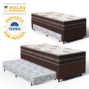 Bicama-Box-com-Colchao-Molas-Solteiro-Anjos-Classic-Pocket---Auxiliar-Espuma-Unique-Solteiro-88cm