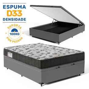 Cama-Box-Bau-com-Colchao-de-Espuma-D33-Ortobom-ISO-100-Viuva-128cm