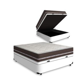 Cama-Box-Bau-com-Colchao-de-molas-Anjos-Classic-Pocket-Casal-138cm