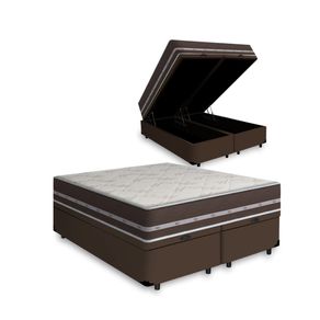 Cama-Box-Bau-com-Colchao-de-molas-Anjos-Classic-Pocket-Queen-158cm