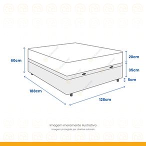 Cama-Box-Bau-com-Colchao-de-molas-Anjos-Classic-Pocket-Viuva-128cm