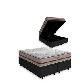Cama-Box-Bau-com-Colchao-de-Molas-Ensacadas-Anjos-Classic-Queen-158cm