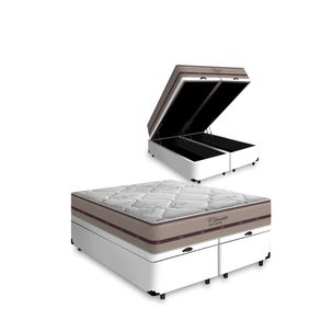Cama-Box-Bau-com-Colchao-de-Molas-Ensacadas-Anjos-Classic-Queen-158cm