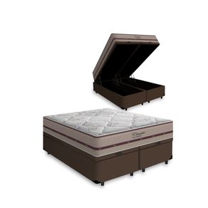 Cama-Box-Bau-com-Colchao-de-Molas-Ensacadas-Anjos-Classic-Queen-158cm