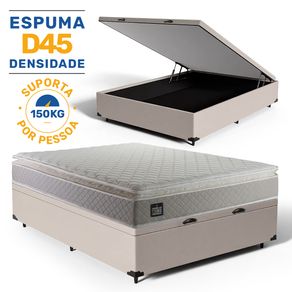 Cama-Box-Bau-com-Colchao-de-Espuma-D45-Pillow-Top-Strong---2-Trav-Casal-138cm