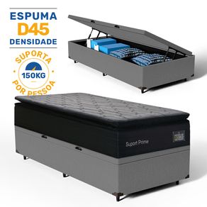 Cama-Box-Bau-com-Colchao-de-Espuma-D45-Pillow-Top-Suport-Prime-Solteiro-88cm