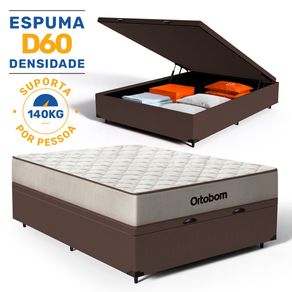 Cama-Box-Bau-com-Colchao-de-Espuma-D60-Ortobom-Double-Face-Force-Dream-Casal-138cm